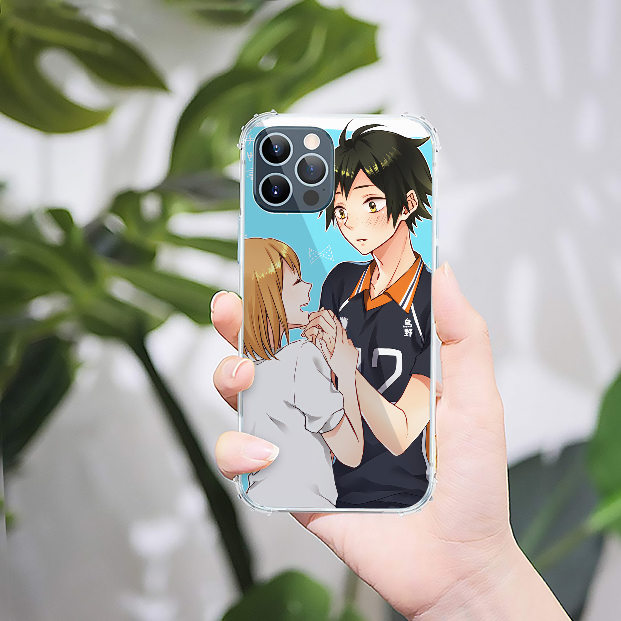 （画像用） ハイキュー!! Haikyu!! 【iPhone 12シリーズ対応】透明スマホケース（クリアソフトケース）